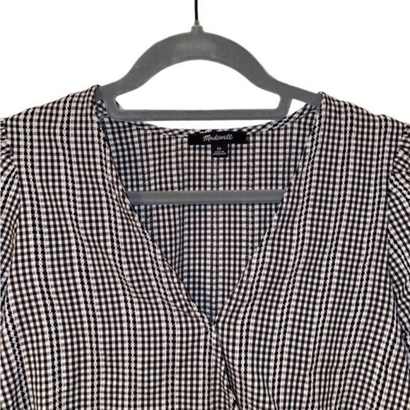 Madewell black and white patterned top - Picture 4 of 6